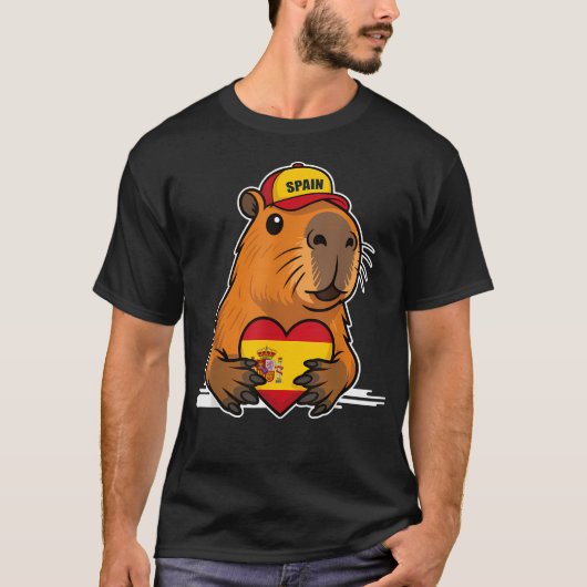 Spaanse vlag t-shirt (Voorkant)