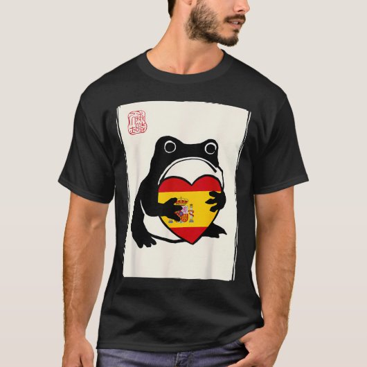 Spaanse vlag t-shirt (Voorkant)