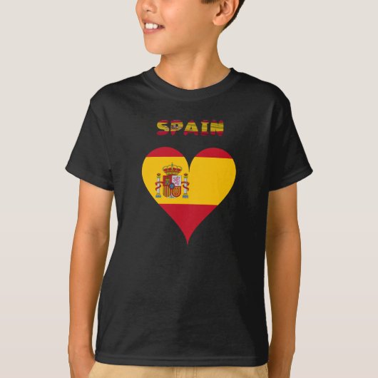 Spaanse vlag t-shirt (Voorkant)