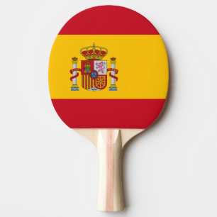 Spaanse vlag tafeltennisbatje