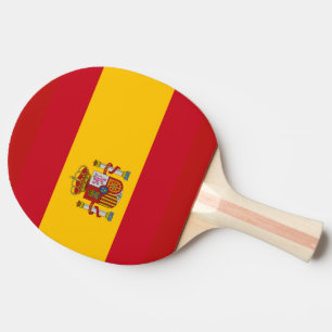 Spaanse vlag tafeltennisbatje