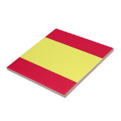 Spaanse vlag tegeltje (Zijkant)