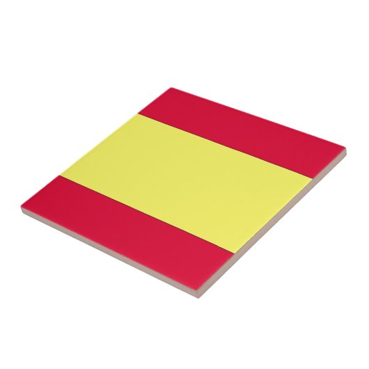 Spaanse vlag tegeltje (Zijkant)