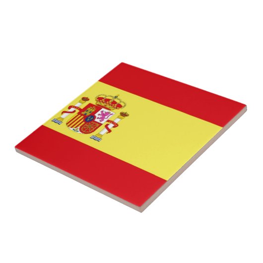 Spaanse vlag tegeltje (Zijkant)