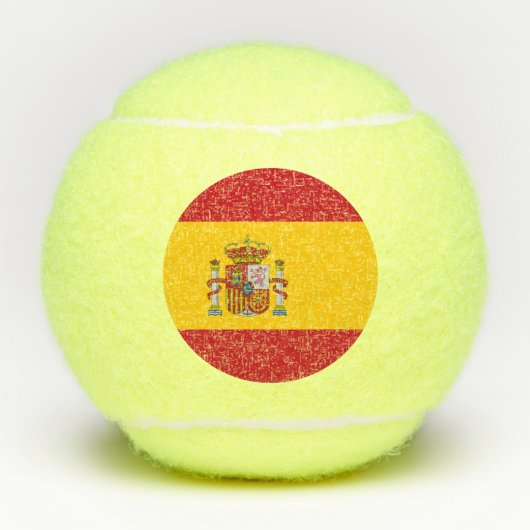 Spaanse vlag tennisballen (Voorkant)