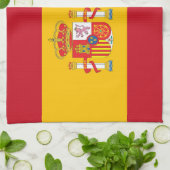 Spaanse vlag theedoek (Gevouwen)