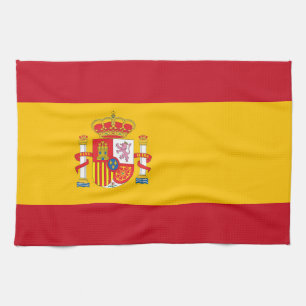 Spaanse vlag theedoek