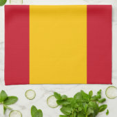Spaanse vlag theedoek (Gevouwen)