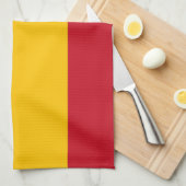 Spaanse vlag theedoek (Quarter Fold)