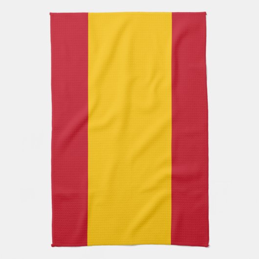 Spaanse vlag theedoek (Verticaal)