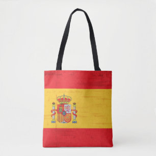 Spaanse vlag tote bag