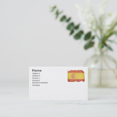 Spaanse vlag visitekaartje (Staand voorkant)