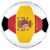 Spaanse vlag voetbal (Gedraaid)