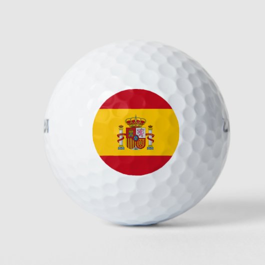 Spaanse vlag wapen golfballen (Voorkant)