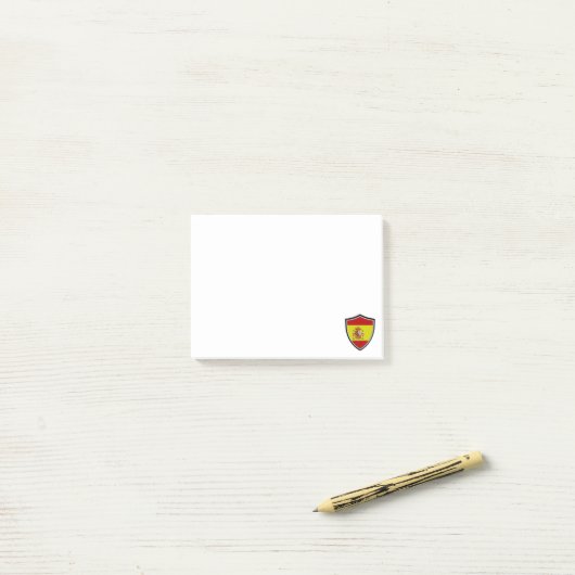 Spaanse vlaggen post-it® notes (Op bureau)