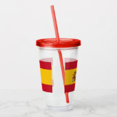 Spaanse vlagtumoren acryl drinkbeker (Links)