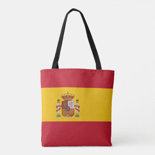 Spaanse vlagzakken tote bag (Achterkant)