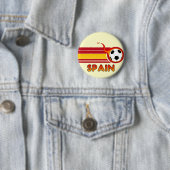 Spaanse Voetbal Knop Ronde Button 5,7 Cm (In situ)