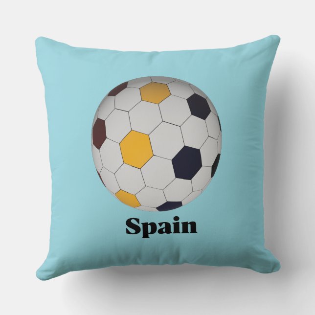 Spaanse voetbal kussen (Achterkant)