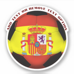 Spaanse Voetbal Sporten Sticker