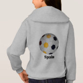 Spaanse voetbal trui (Achterkant)