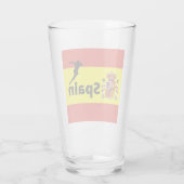 Spaanse voetballer Glass Glas (Achterkant)