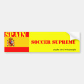 Spaanse voetbalopperste bumpersticker (Voorkant)