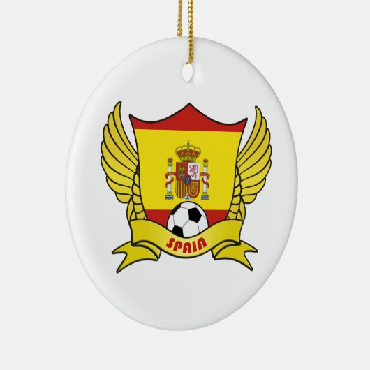 Spaanse voetbalornament keramisch ornament (Rechts)