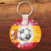 Spaanse voetbalvlag sleutelhanger (Voorkant)
