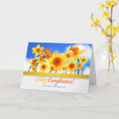 Spaanse vogeldag Daffodil Garden en Butterflies Kaart (Gele Bloem)