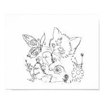 Spaanse volkskunst kitten kleurenpagina