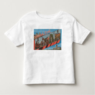 Spaanse vork, Utah - grote letterscènes Kinder Shirts