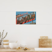 Spaanse vork, Utah - grote letterscènes Poster (Keuken)