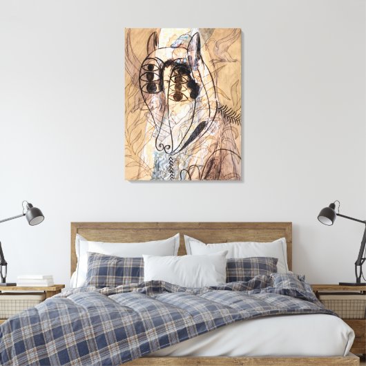 Spaanse vrouw | Francis Picabia | Canvas Afdruk (Insitu (Slaapkamer))