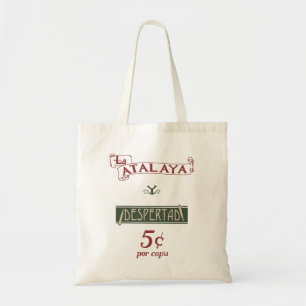 Spaanse Watchtower en Awake 1930's Replica-tas Tote Bag