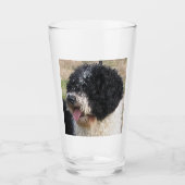Spaanse waterhond glas (Voorkant)