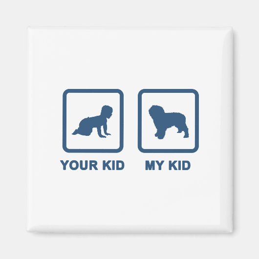 Spaanse waterhond magneet (Voorkant)