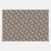 Spaanse Waterhond Schilderen Bruine Bicolor Dog Ar Inpakpapier Vel (Voorkant 3)