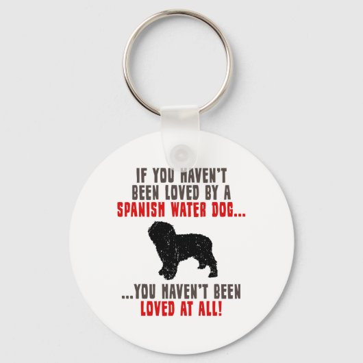 Spaanse waterhond sleutelhanger (Voorkant)