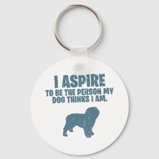 Spaanse waterhond sleutelhanger (Voorkant)
