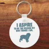 Spaanse waterhond sleutelhanger (Voorkant)