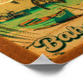 Spaanse Wells Island Bahamas Souvenirs 60s Poster (Hoek)