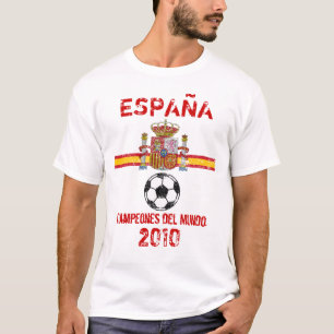 Spaanse wereldkampioenen t-shirt