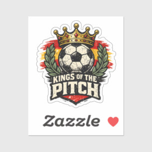 Spaanse wereldkampioenen voetbal vintage badge R Sticker