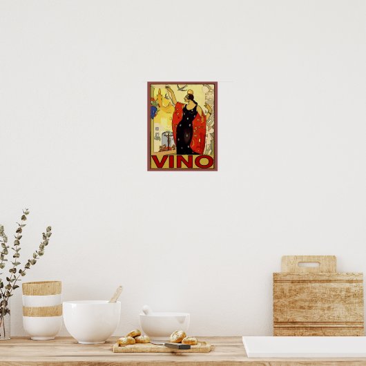 Spaanse wijn, vinino poster (Keuken)