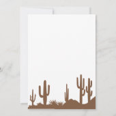 Spaanse Wild West Vaquerito Cowboy schoenen Verjaa Kaart (Achterkant)