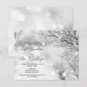 Spaanse Winter Sparkles Kerstfeest Kaart (Voorkant / Achterkant)