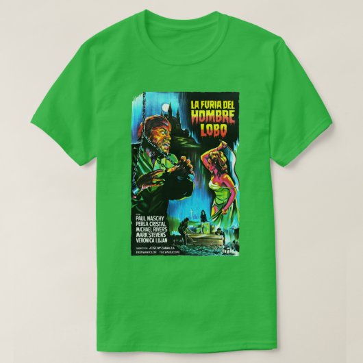 Spaanse Wolfman Halloween T-shirt (Design voorkant)