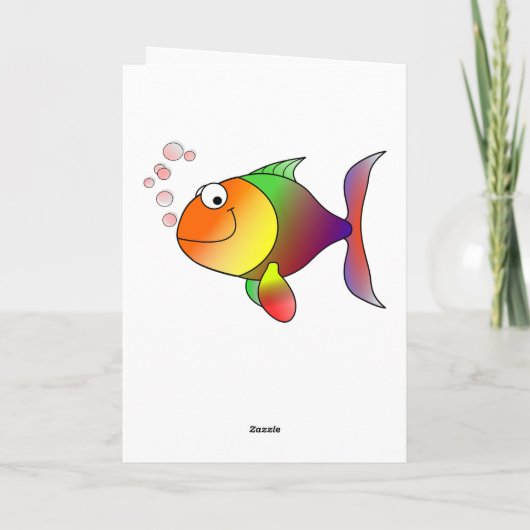  Spaanse zeemeermin Happy Birthday Kaart (Achterkant)