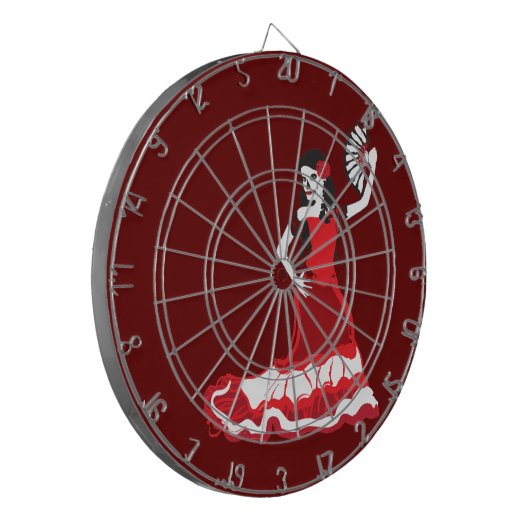 spaanse zeemeeuw dartbord (Voorkant Links)